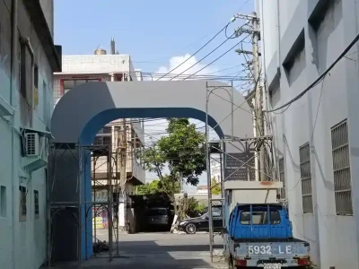 公司造型形象牆搭建 | 外牆翻新