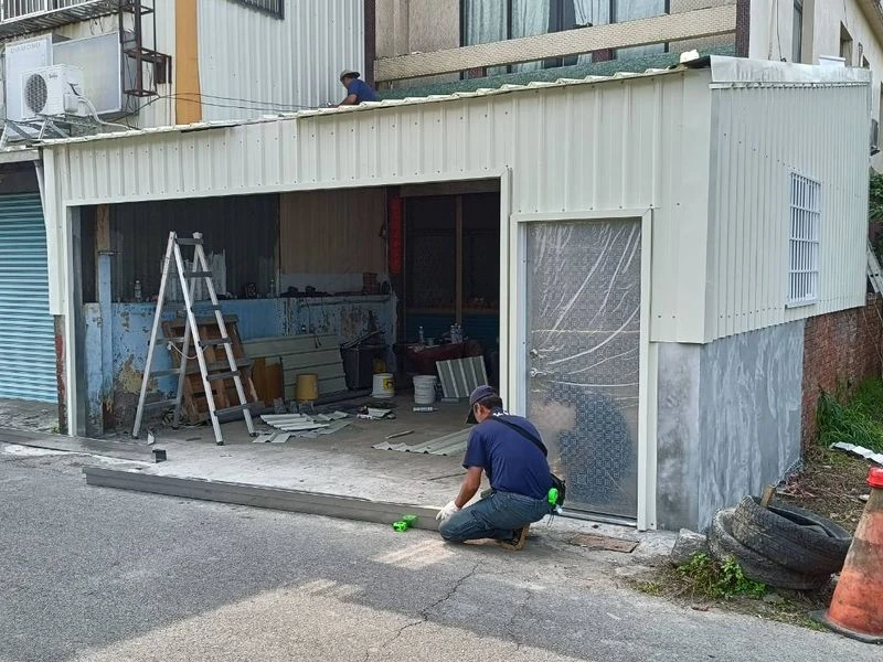 鐵皮屋工程施工照片
